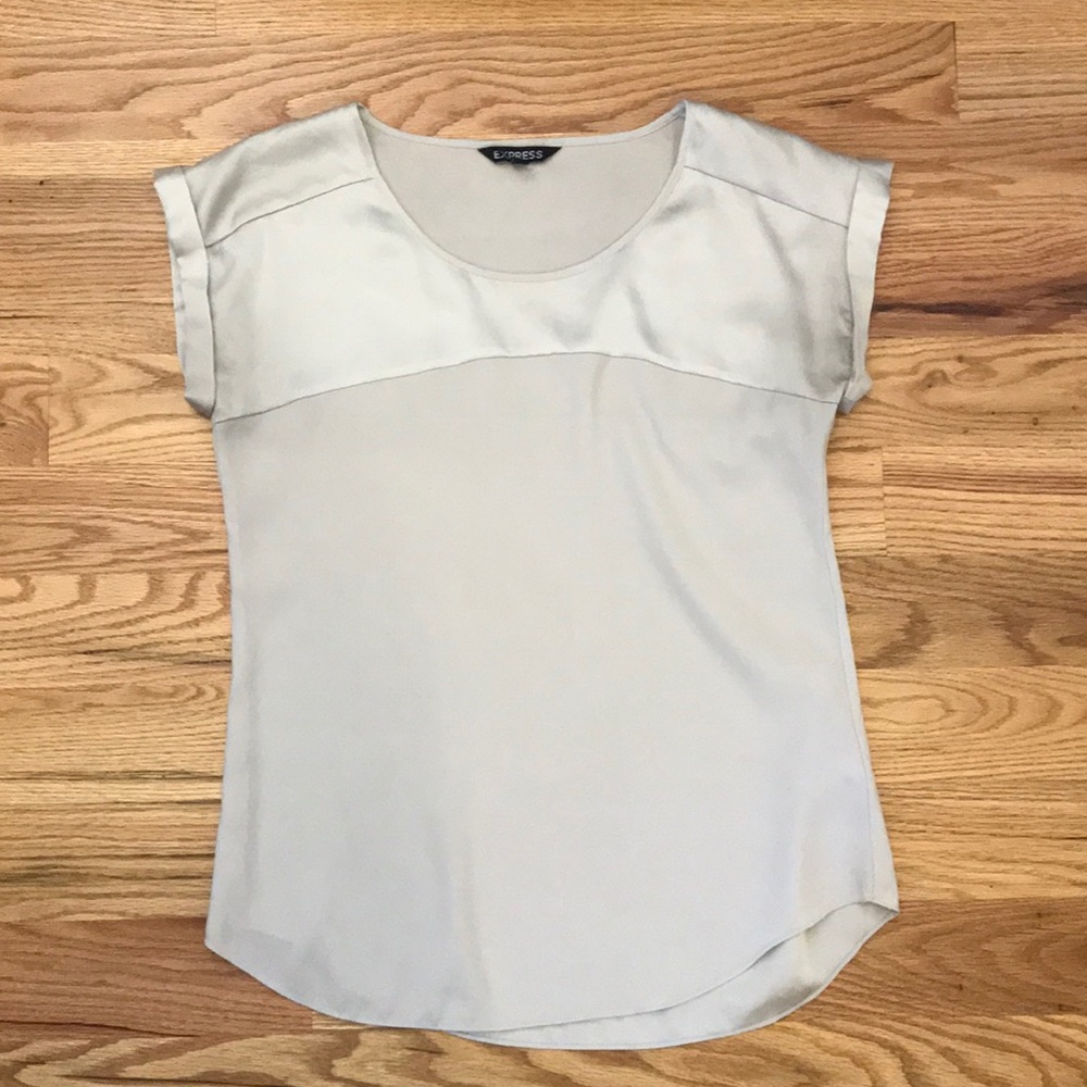 Champagne colored Express dress shirt